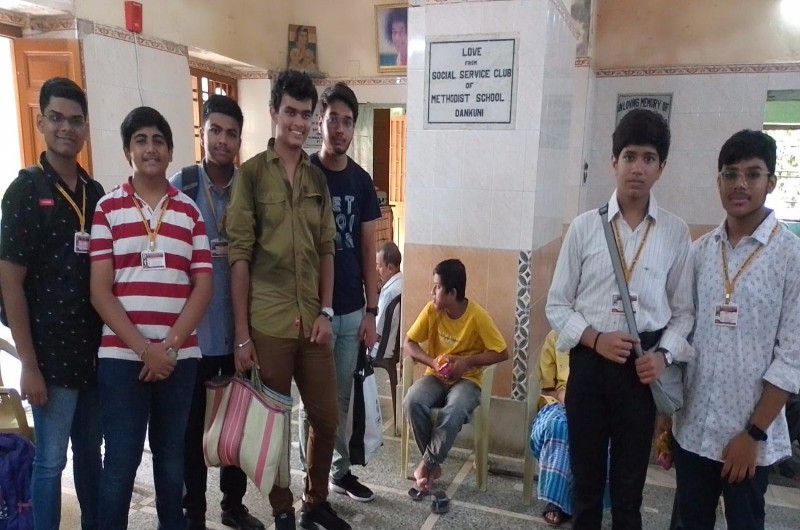 VISIT TO CHESHIRE HOME, SERAMPORE BY SOCIAL SERVICE GROUP