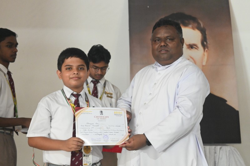 PRIZE DISTRIBUTION (CISCE GAMES & FR. GEORGE HESS LITERARY EVENTS)